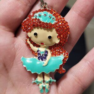 Charm for Necklace or Keychain - Ballerina